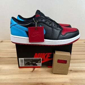 Air Jordan 1 Low OG sneakers Womens 7.5 Black Gym Red Dark Powder CZ0775-046 NEW